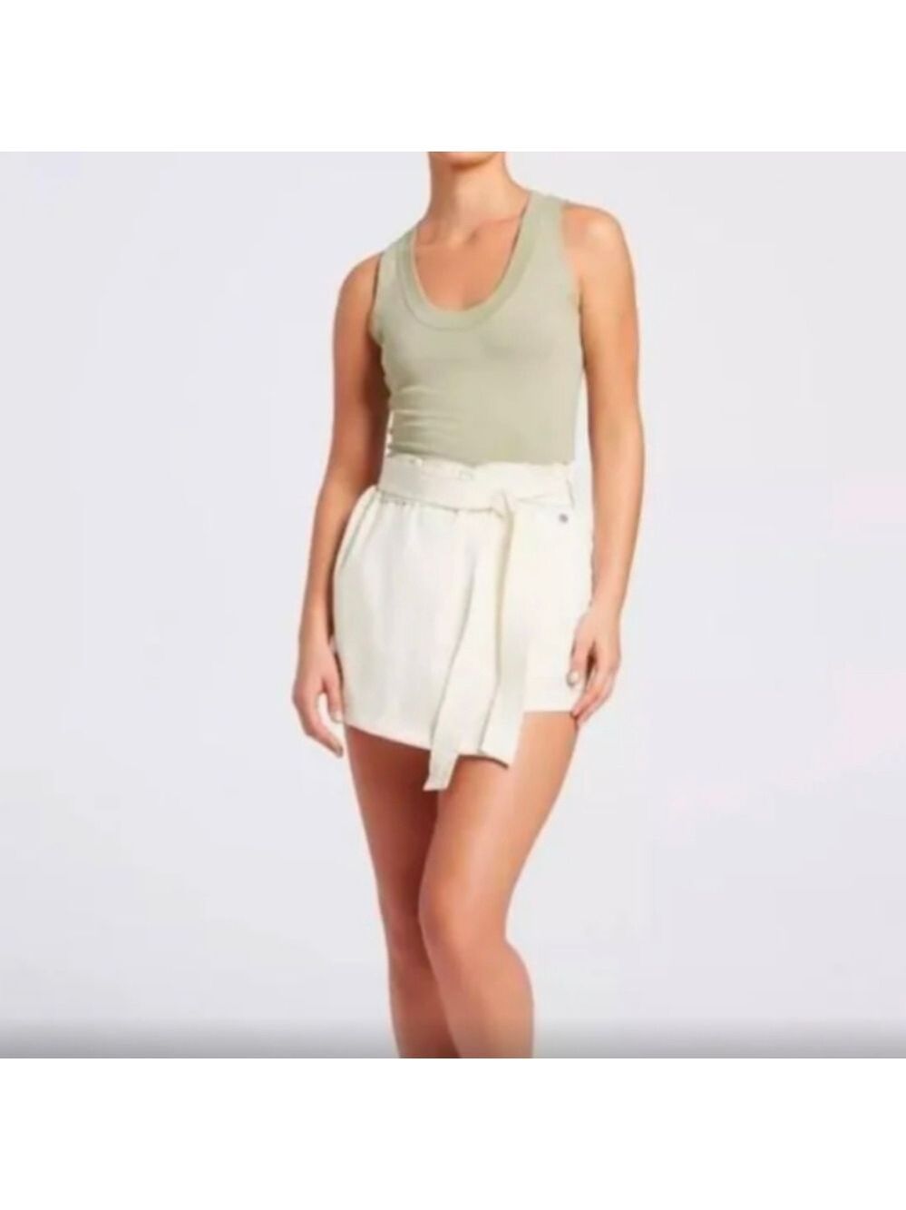 Calia by Carrie underwood Journey Trapunto High Waisted paper bag  Skort small